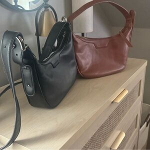 Modern + Chic Dixie Convertible crescent bags-set of 2